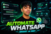 build you your own custom whatsapp chat bot