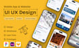 design modren UI UX for mobile app and website