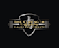design awesome gym strength therapy logo