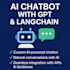 build an ai chatbot using gpt, langchain, and openai API