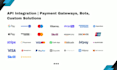 integrate any API payment gateway , bots, custom solutions