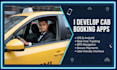 do cab and taxi booking apps in flutter for android and IOS platforms