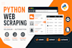 develop python web scraping bots and automation scripts