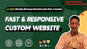 build a responsive and fast custom website
