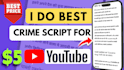 do my best true crime scripts in hindi for youtube