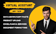 do fast ai data entry, chatgpt, copilot, excel and canva tasks
