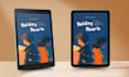 animate your ebook in a realistic mobile mockup video