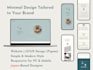 design a modern and minimal website using figma