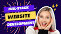 develope full stack website development as full stack web developer