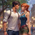 draw your couple character with anime style