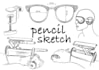 draw product or object to pencil sketch from photo