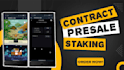 be web3 dapp, blockchain developer crypto, dex, staking, presale game