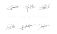do handwritten, calligraphy, autograph, document signature logo