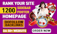 make 10 dofollow homepage sidebar blogroll backlinks