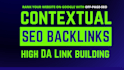 create contextual seo backlinks building