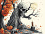 draw detailed illustration dark art
