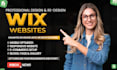 redesign and design your wix business website