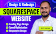 build squarespace website design, redesign squarespace website development