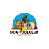 design dog pool club logo