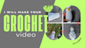 make your crochet pattern video 30 percent off for a limited time