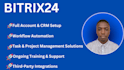 setup your bitrix24 account, automations, workflows, integrations