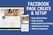 fix and create or set up your facebook page