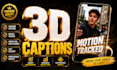 attach 3d captions to any surface in your video