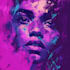 draw a digital abstract art illustration