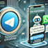 create custom telegram and whatsapp bots