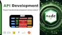 develop nodejs rest apis with express and mongodb and mysql