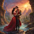 design romance book cover, romance comic book cover