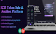 create ico website with smart contract and metamask intregation
