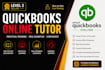 be your quickbooks online tutor and train you to use qbo
