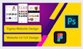 design modern figma business website, UI UX for business or ecommerce