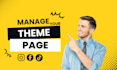 manage your instagram or facebook theme page and grow it