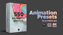 deliver 550 premiere pro professional animation presets