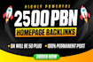 provide extremely powerful da 50 dofollow homepage backlinks