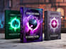 create professional fantasy book cover and sci fi book cover