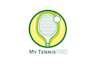 create cool tennis company logo
