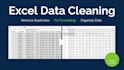clean and format your excel or google sheets data accurately