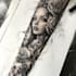 draw a attractive sleeve tattoo design