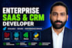 build your enterprise saas platform or CRM with laravel and react