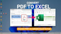 convert PDF to excel
