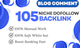 do niche relevant dofollow backlinks manual blog comment