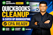 do quickbooks cleanup and catch up bookkeeping for tax ready books