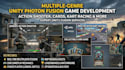 build 2d 3d multiplayer games for PC and mobile using photon unity