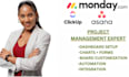 setup integrations and automations on monday com asana monday clickup notion