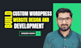 build custom wordpress website design and development with elementor