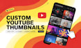 create eye catching thumbnail designs for youtube videos