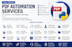 provide PDF automation service, merge, compress,  watermark, custom PDF tools